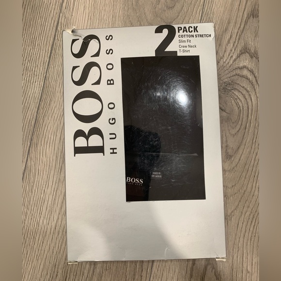 NIB Hugo Boss mens T-shirt black L - Picture 3 of 6